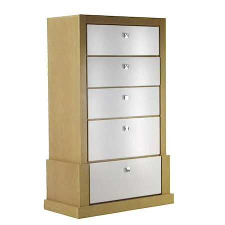 Contemporary 5 Drawer Chest